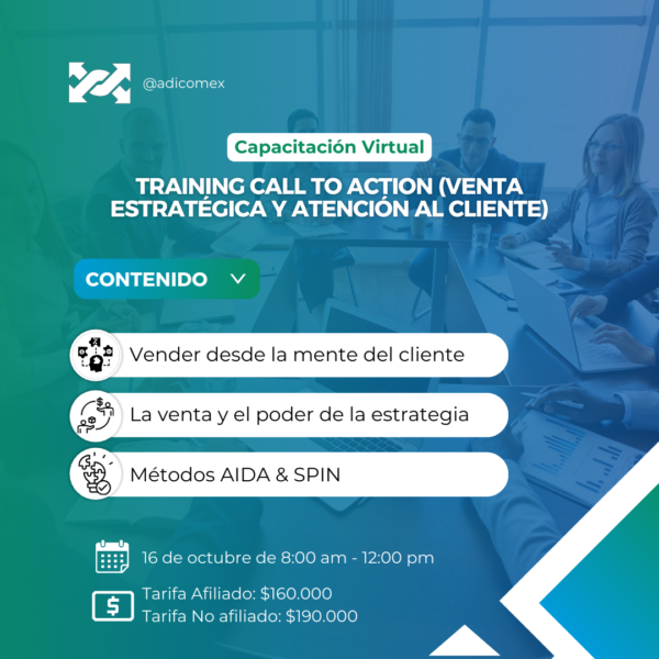 Training Call to Action (Venta estratégica y atención al cliente)